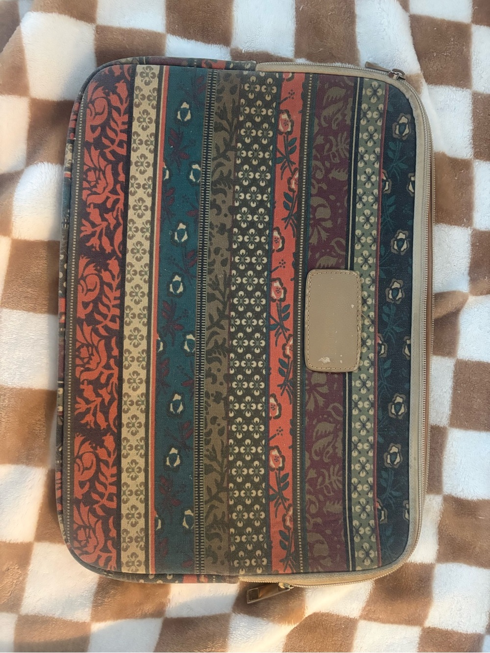 Striped Multicolor Travel laptop Pouch - Women Bags